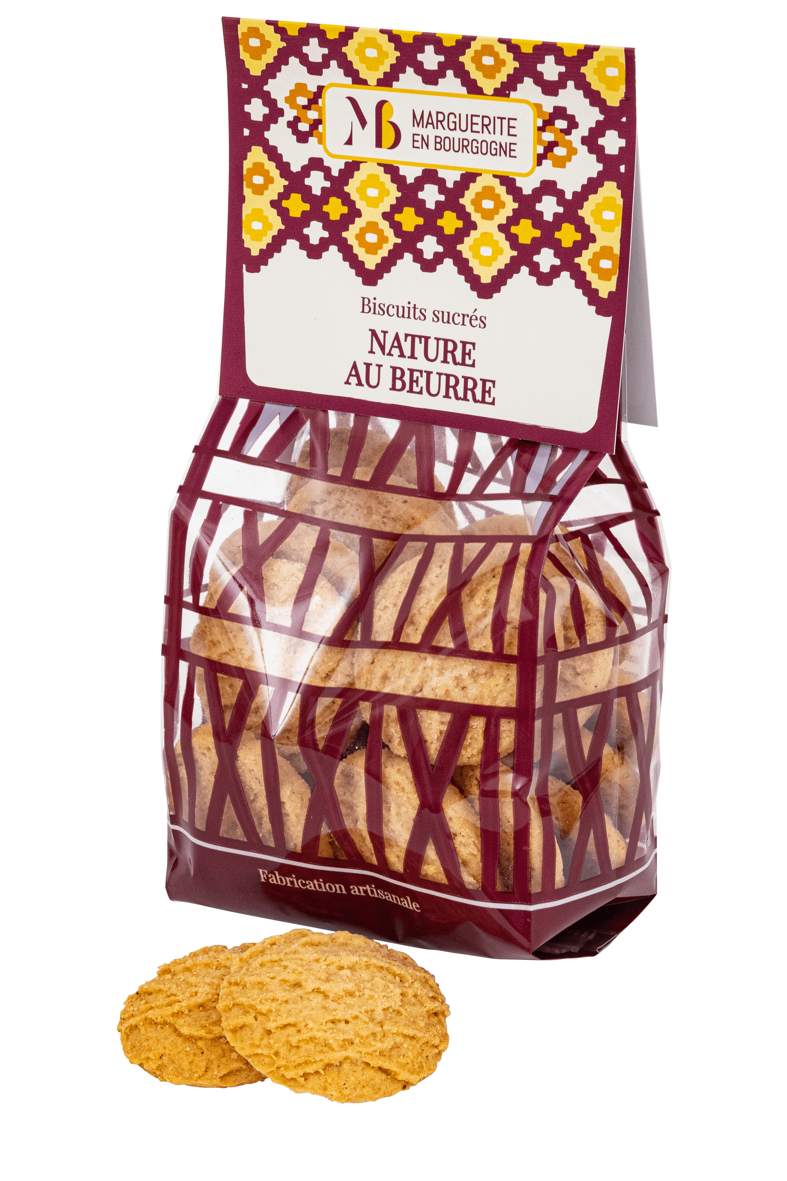 Biscuits artisanaux bio nature au beurrre