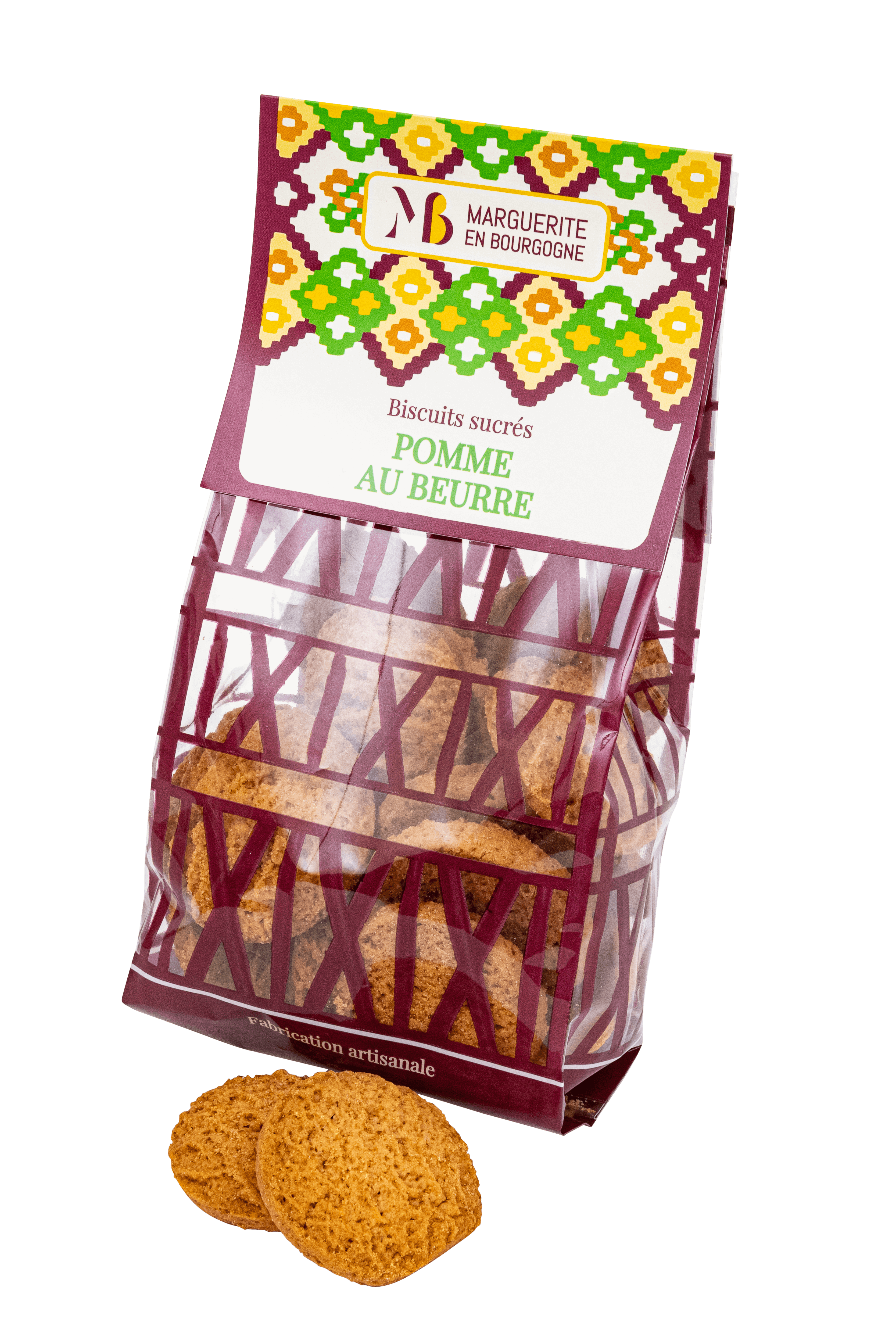 Biscuits artisanaux bio Pomme au beurre